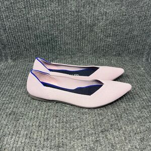 Rothy’s The Point Flats Petal Pink Pointed Toe Slip On Ballet Shoes Women’s 8